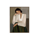 Rue - Hand Painted Framed Canvas