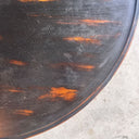 Rustic Black Round Table