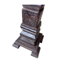 Rustic Teak Pedestal Table