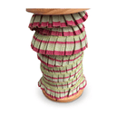 Sage and Berry Ruffle Fabric Trim