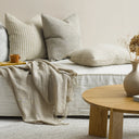 Sandridge Off White/Lead 50x50cm Cushion