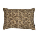 Serpentis Taupe 60x40cm Piped Cushion