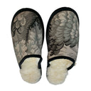 Shaded Foliage XL White Slippers