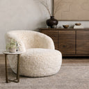 Sheepskin Swivel Chair - Honey