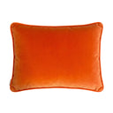 Sherbet Stripe Velvet 55x45cm Piped Cushion