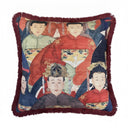 Sian 03 55x55cm Fringed Cushion