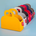 Fatboy Sjopper Kees Tote Bags in different colours on a gradient background