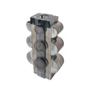 Smoke Crystal Vase 24cm