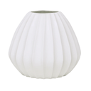 Solenne Table Lamp Wide Ridge - Matt White
