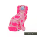 Staffordshire Dog Large - Neon Pink