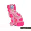 Staffordshire Dog Large - Neon Pink