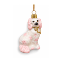 Staffordshire Dog Small Ornament - Peach