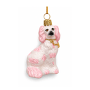 Staffordshire Dog Small Ornament - Pink
