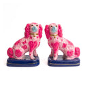 Staffordshire Dog Neon Pink Ornament