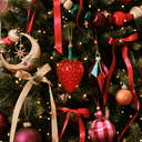 Strawberry Glass Bauble