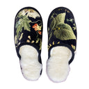 Sunflower Velvet Medium Black Slippers