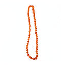 Tangerine Beaded Resin Necklace