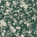 Tea House Floral Green Outdoor Fabric