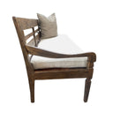 Teak Daybed with Armrests and Squab