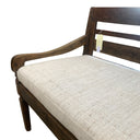 Teak Daybed with Armrests and Squab