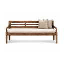 Teak Daybed with Armrests and Squab