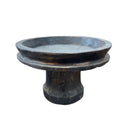 Teak Pedestal Display Bowl