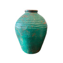 Teal Ceramic Vase