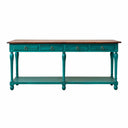 Teal Console Table