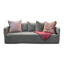 ted-3-seater-sofa--green-with-pink-throws_Little-and-Fox