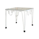 Terrace Side Table in White SHOW ROOM SAMPLE