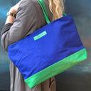 the-little--fox-tote-royal-blue-with-emerald-leather-3_Little-and-Fox