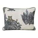 Tirella Leopard 40x30cm Piped Cushion