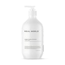 Real World Tomato Leaves Hand Wash on a white plastic pump bottle