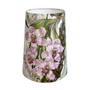 Topical Tropical Pink Orchid 15" Cone Lampshade