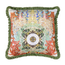 Totem Damask Ember 55x55cm Fringed Cushion