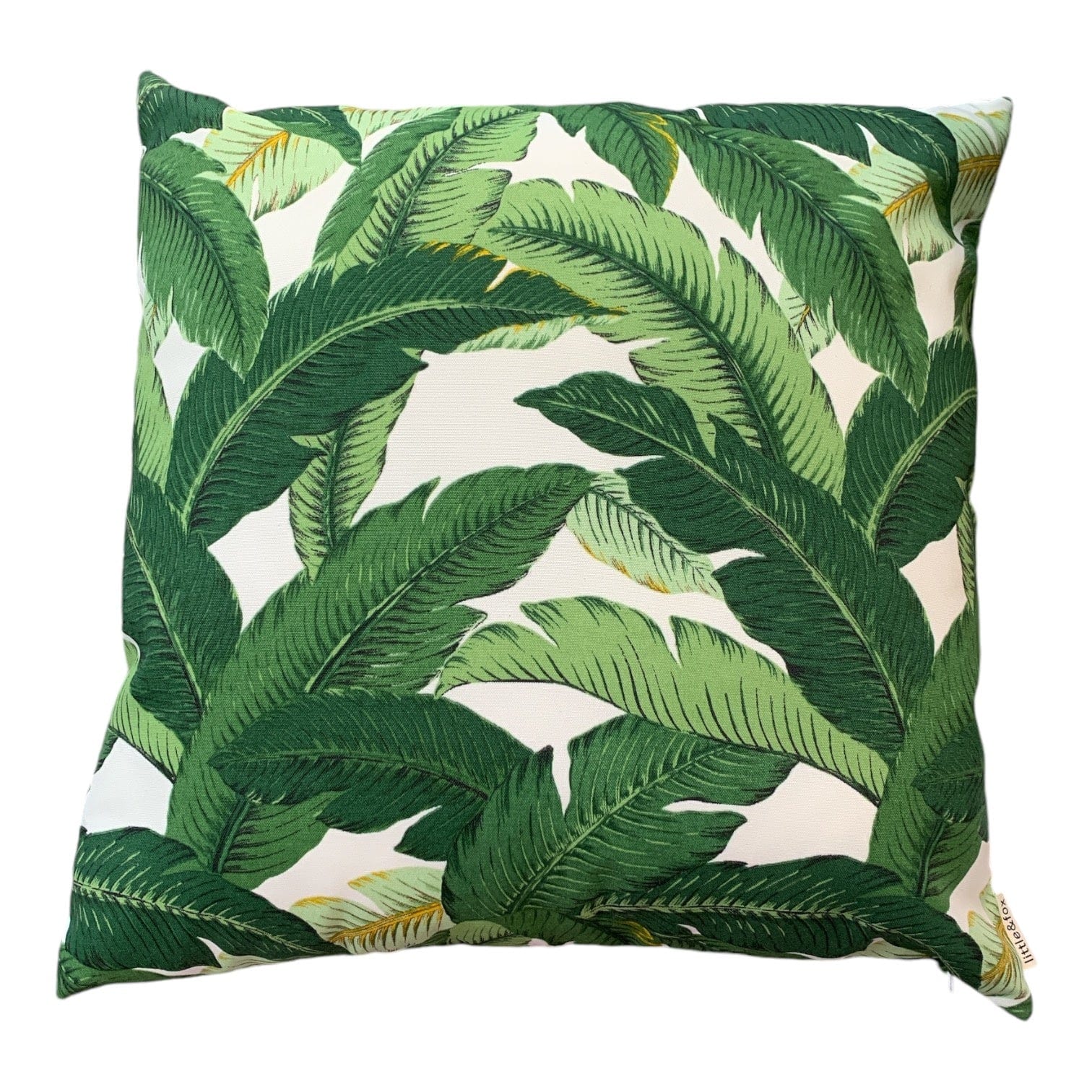 Tropical Green Palm 55x55cm Outdoor Cushion