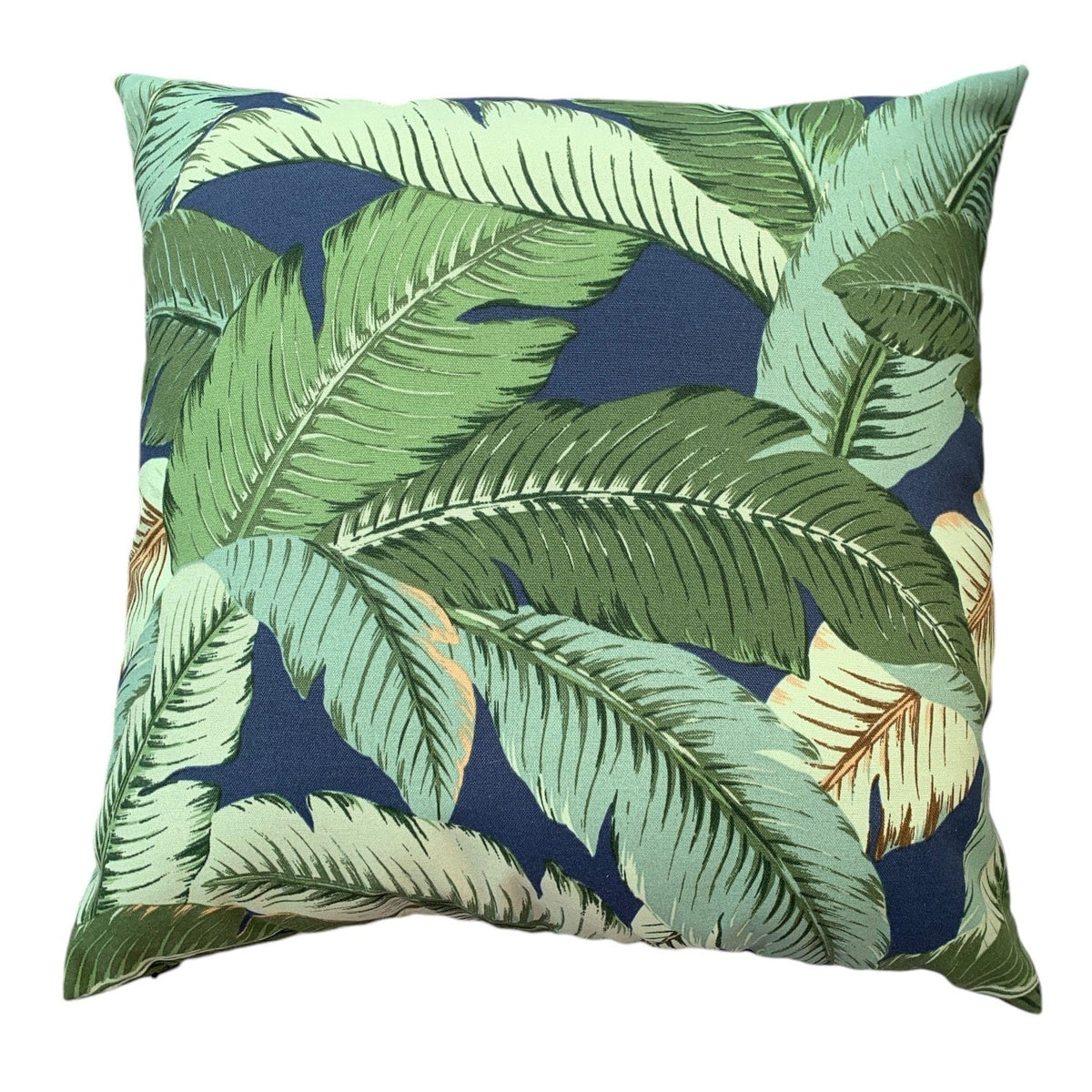 Tropical Navy Palm 50x50cm Outdoor Cushion