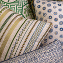 Tudor Stripe Embroidered Fabric