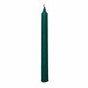 Green candle on a white background