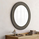 Umber Mineral Sphere Mirror