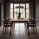 Vaasa Walnut Oak Dining Table