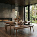 Vaasa Walnut Oak Dining Table