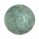 Verdigris Bronze Drum Sculpture - Small