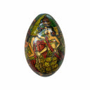 Villagers Medium Handpainted Wooden Egg