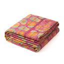 Vintage Bloom Kantha Quilt