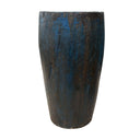 Vintage Blue Teak Artisan Vessel