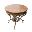 Vintage Ornate Metal Side Table