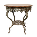 Vintage Ornate Metal Side Table