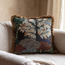 Voyage Imaginaire 45x45cm Fringed Cushion