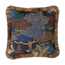 Voyage Imaginaire 45x45cm Fringed Cushion